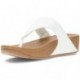 FITFLOP SANDALEN LULU LEDER TOEPOST WHITE