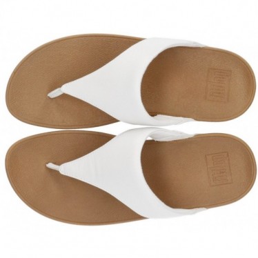 FITFLOP SANDALEN LULU LEDER TOEPOST WHITE