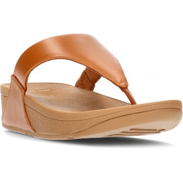 FITFLOP SANDALEN LULU LEDER TOEPOST TAN