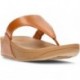 FITFLOP SANDALEN LULU LEDER TOEPOST TAN