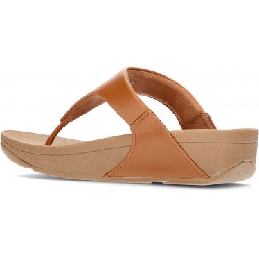 FITFLOP SANDALEN LULU LEDER TOEPOST TAN
