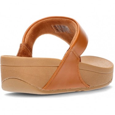 FITFLOP SANDALEN LULU LEDER TOEPOST TAN