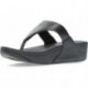 FITFLOP SANDALEN LULU LEDER TOEPOST BLACK