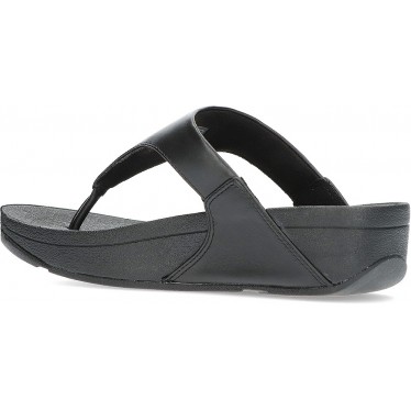 FITFLOP SANDALEN LULU LEDER TOEPOST BLACK