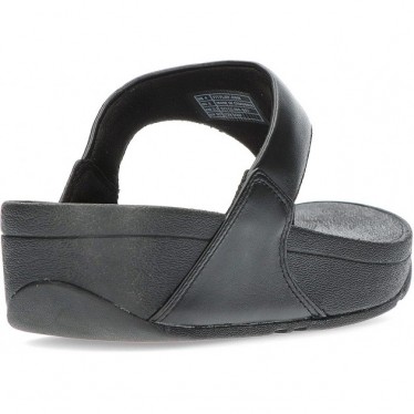 FITFLOP SANDALEN LULU LEDER TOEPOST BLACK