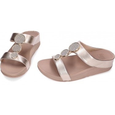 FITFLOP Halo Bead-Circle HJ2 Damen Sandale LATTE_BEIGE