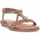 EXE 80137 Damensandalen STRASS_CAMEL