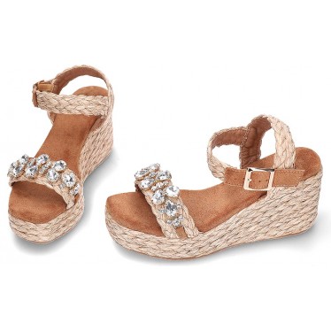 EXE L20970-EXE1 Damen Sandalen CAMEL