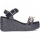 EXE L20970-EXE1 Damen Sandalen BLACK