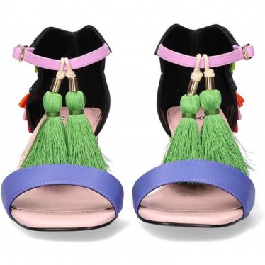EXE LUISA210 SANDALEN BLACK_PURPLE