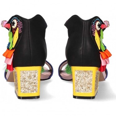 EXE LUISA210 SANDALEN BLACK_PURPLE