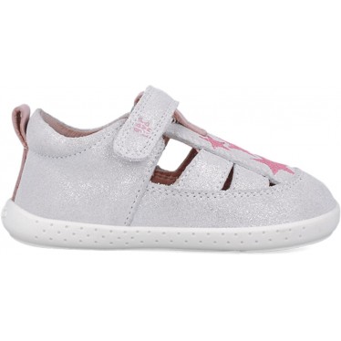 Respektvolle Sandale für Mädchen 252330 Barefoot Stars BLANCO_B050