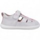 Respektvolle Sandale für Mädchen 252330 Barefoot Stars BLANCO_B050