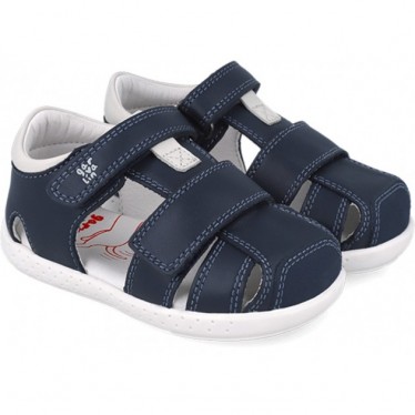 Garvalin 252327 Barefoot Soft Respectful Sandale für Jungen OCEAN_A183