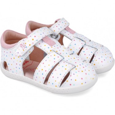 252329 Barefoot Soft Respectful Sandalen für Mädchen BLANCO_B050