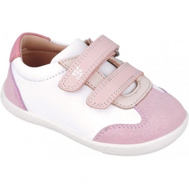 Garvalin 252331 Barefoot Soft Respectful Sportschuh für Mädchen BLANCO_ROSA_B113