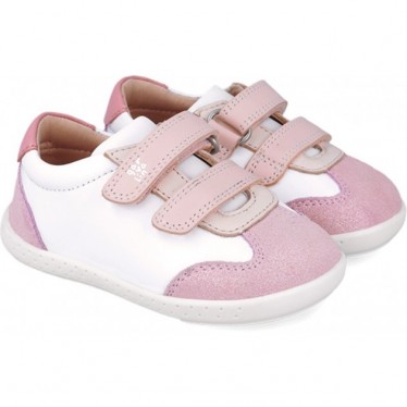 Garvalin 252331 Barefoot Soft Respectful Sportschuh für Mädchen BLANCO_ROSA_B113