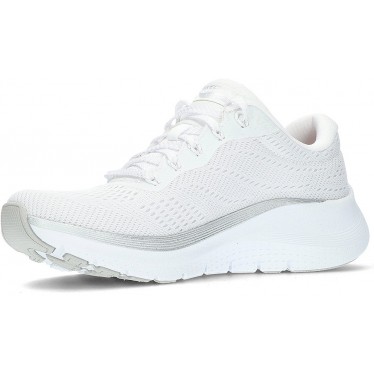 SKECHERS 150067 Arch Fit Damen-Sneaker WHITE_SILVER