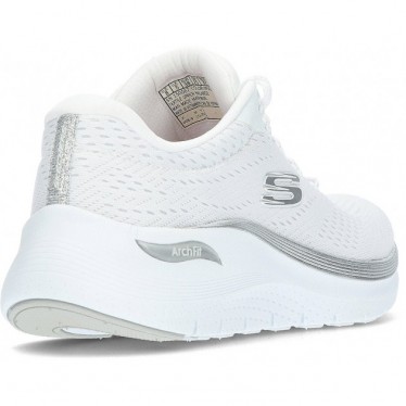 SKECHERS 150067 Arch Fit Damen-Sneaker WHITE_SILVER