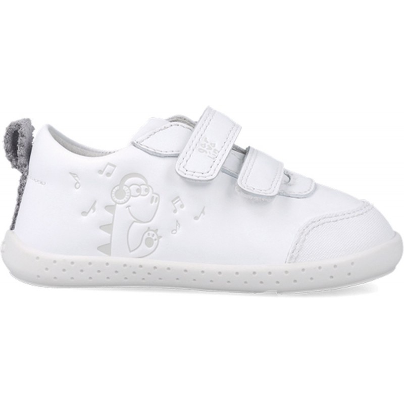 Garvalin 252333 Weiche Dinosaurier-respektvolle Sportschuhe für Jungen BLANCO_B050