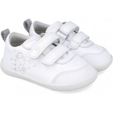 Garvalin 252333 Weiche Dinosaurier-respektvolle Sportschuhe für Jungen BLANCO_B050
