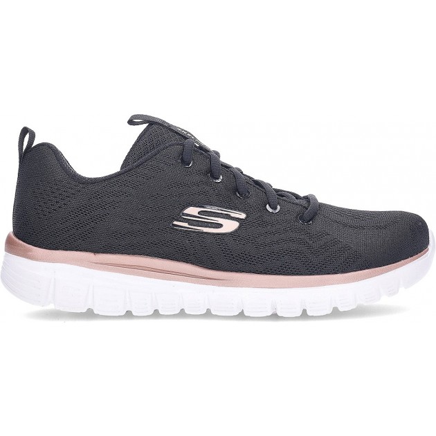 SKECHERS Graceful-Get Connected 12615 Turnschuhe BLACK_GOLD SKECHERS Graceful-Get Connected 12615 Turnschuhe BLACK_GOLD