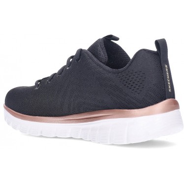 SKECHERS Graceful-Get Connected 12615 Turnschuhe BLACK_GOLD