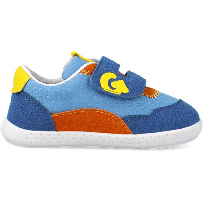 Garvalin 252335 Soft Mesh Respectful Sportschuhe für Jungen AZUL_AMARILLO_B598