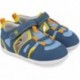 Garvalin 252336 Weiche Mesh-Sandale für Jungen AZUL_AMARILLO_B598