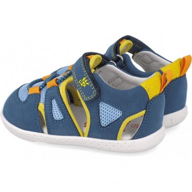 Garvalin 252336 Weiche Mesh-Sandale für Jungen AZUL_AMARILLO_B598