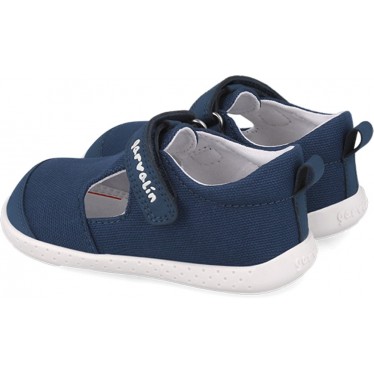 Garvalin 252340 Barefoot Soft geschlossene Sandale für Jungen AZUL_MARINO_A089
