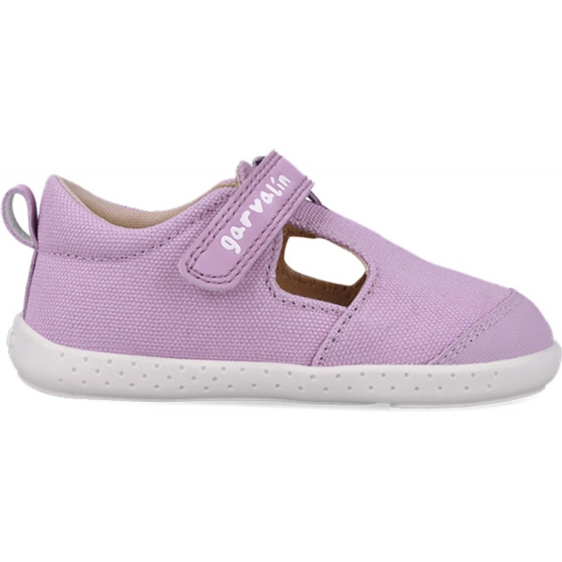 Garvalin 252340 Weiche Canvas-Sandale für Mädchen LILA_C164