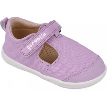 Garvalin 252340 Weiche Canvas-Sandale für Mädchen LILA_C164