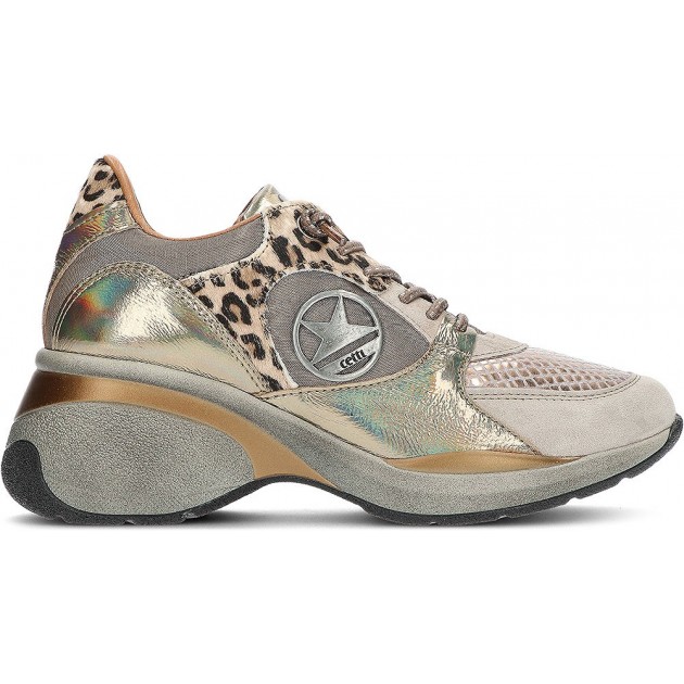 Damen-Sneaker Cetti C-1376 Metall- und Tierdruck OLD_ROSE Damen-Sneaker Cetti C-1376 Metall- und Tierdruck OLD_ROSE