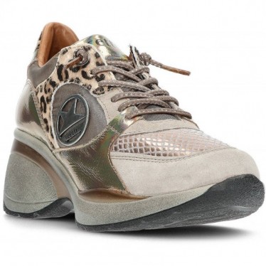 Damen-Sneaker Cetti C-1376 Metall- und Tierdruck OLD_ROSE