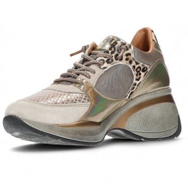 Damen-Sneaker Cetti C-1376 Metall- und Tierdruck OLD_ROSE