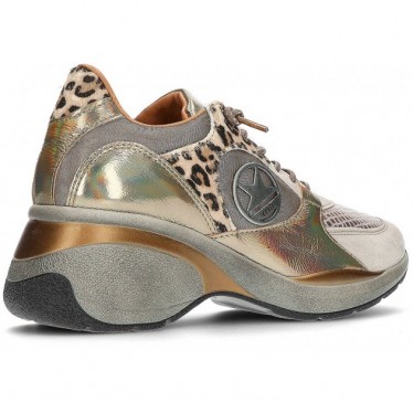 Damen-Sneaker Cetti C-1376 Metall- und Tierdruck OLD_ROSE