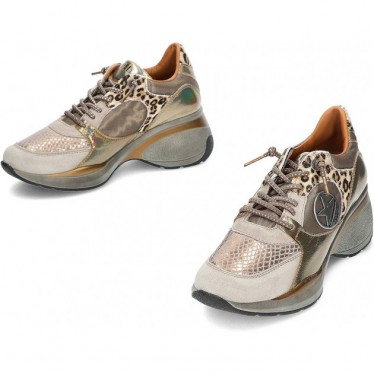 Damen-Sneaker Cetti C-1376 Metall- und Tierdruck OLD_ROSE