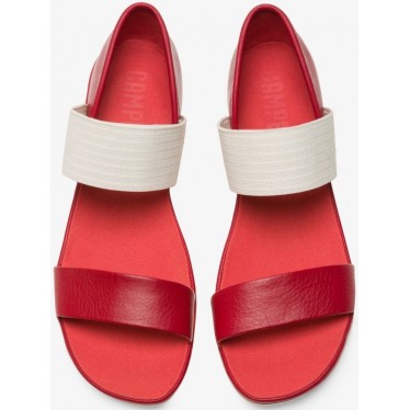 SANDAL CAMPER TRACK K200820 BLANCO_ROJO