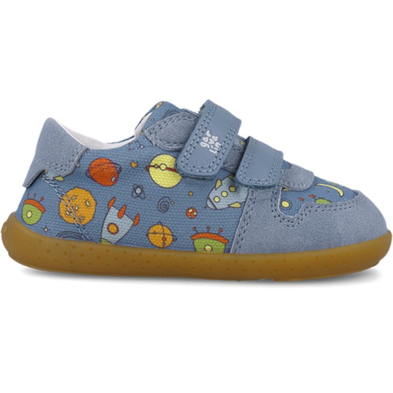 Garvalin 252341 Canvas-bedruckte respektvolle Sportschuhe für Jungen INDIGO_A631
