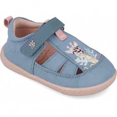 Garvalin 252346 Giraffe Canvas Respectful Sandalen für Mädchen VAQUERO_A224