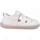 Garvalin 252346 Giraffe Canvas Respectful Sandalen für Mädchen BLANCO_C050