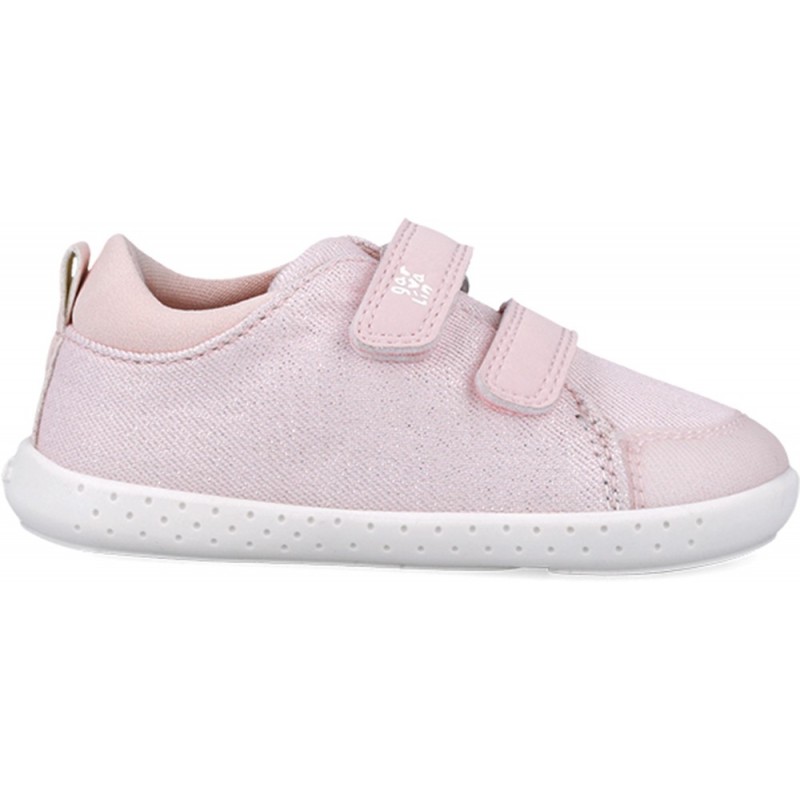 Respektvoller Sportschuh für Mädchen Garvalin 252347 Metallic Canvas ROSA_A032