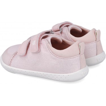 Respektvoller Sportschuh für Mädchen Garvalin 252347 Metallic Canvas ROSA_A032