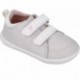 Respektvoller Sportschuh für Mädchen Garvalin 252347 Metallic Canvas BLANCO_B050