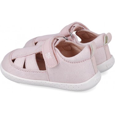 Garvalin 252348 Weiche Canvas-Sandale für Mädchen ROSA_A032