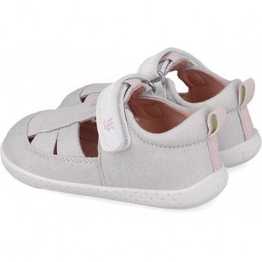 Garvalin 252348 Weiche Canvas-Sandale für Mädchen BLANCO_B050