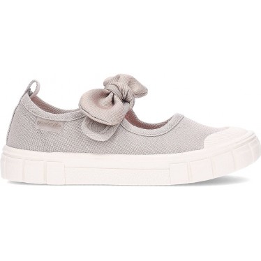 GARVALIN Canvas Bow 252380 Respectful Mädchen Ballerinas CRUDO_B663