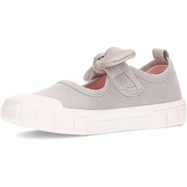 GARVALIN Canvas Bow 252380 Respectful Mädchen Ballerinas CRUDO_B663