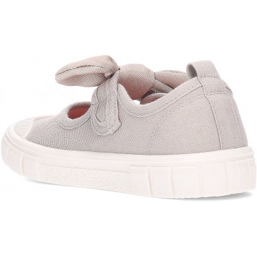 GARVALIN Canvas Bow 252380 Respectful Mädchen Ballerinas CRUDO_B663